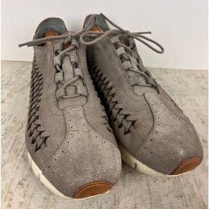 OTBT Leather Nebula Sneakers Huarache-inspired Weaving Vents Sz 10